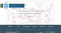Desktop Screenshot of concordgolfclub.com.au